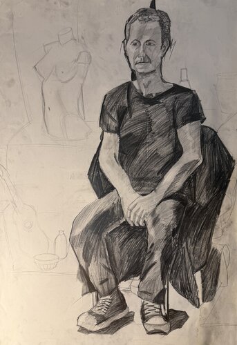 Portrait of a young boy by Brüder Peter & Arkadi Martyniuk, Drawing for Sale on Select