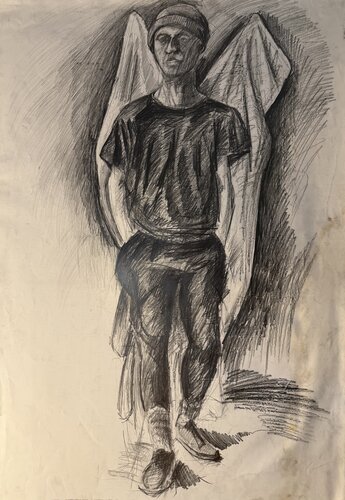 Portrait of a young boy by Brüder Peter & Arkadi Martyniuk, Drawing for Sale on Select