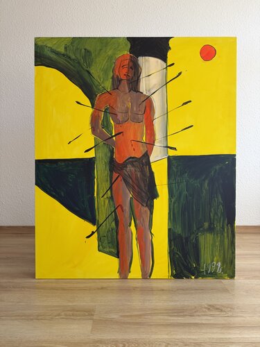 Saint Sebastian by Peter Martyniuk von Petro & Arkadii Martyniuk, Malerei kaufen auf Select
