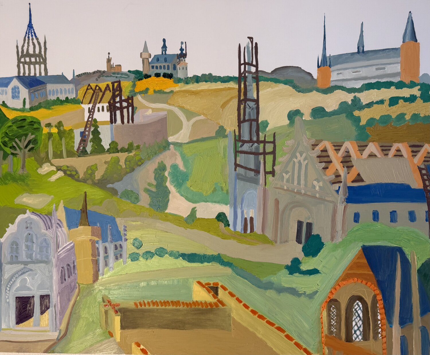 Dresden Brüder Peter & Arkadi Martyniuk Original painting for sale