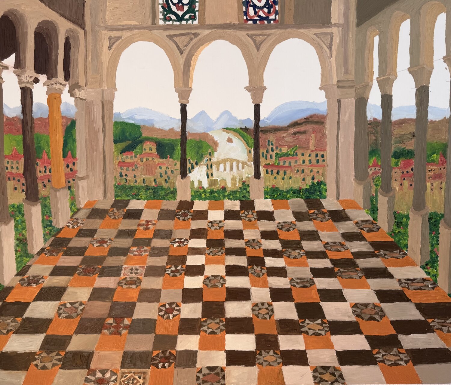 Rome Brüder Peter & Arkadi Martyniuk Original painting for sale