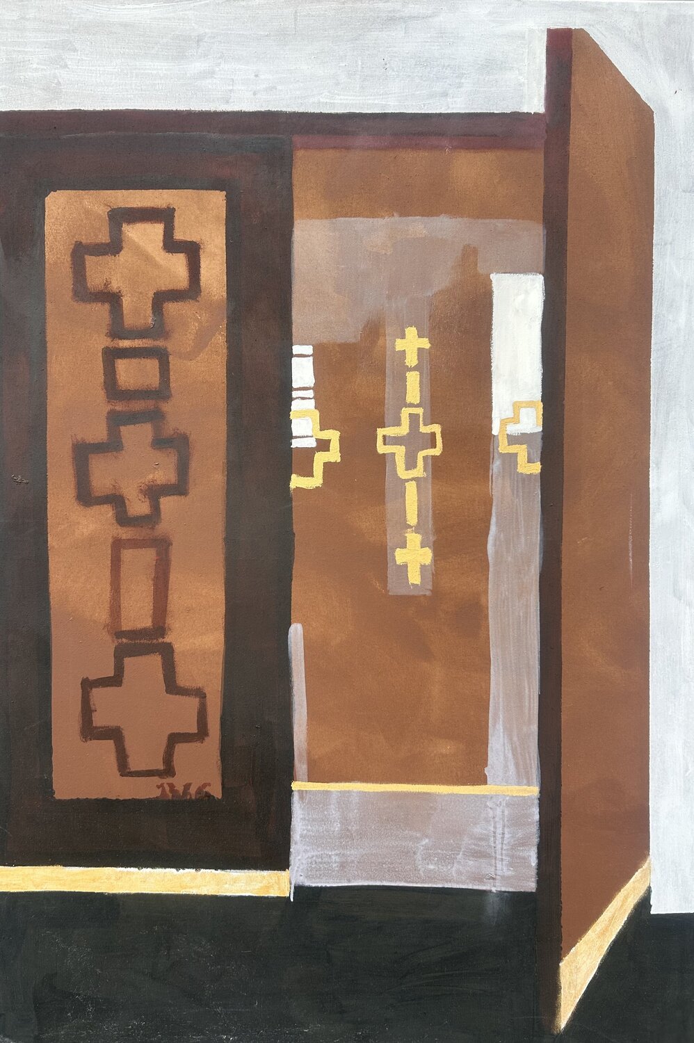 Abstraction Brüder Peter & Arkadi Martyniuk Original painting for sale