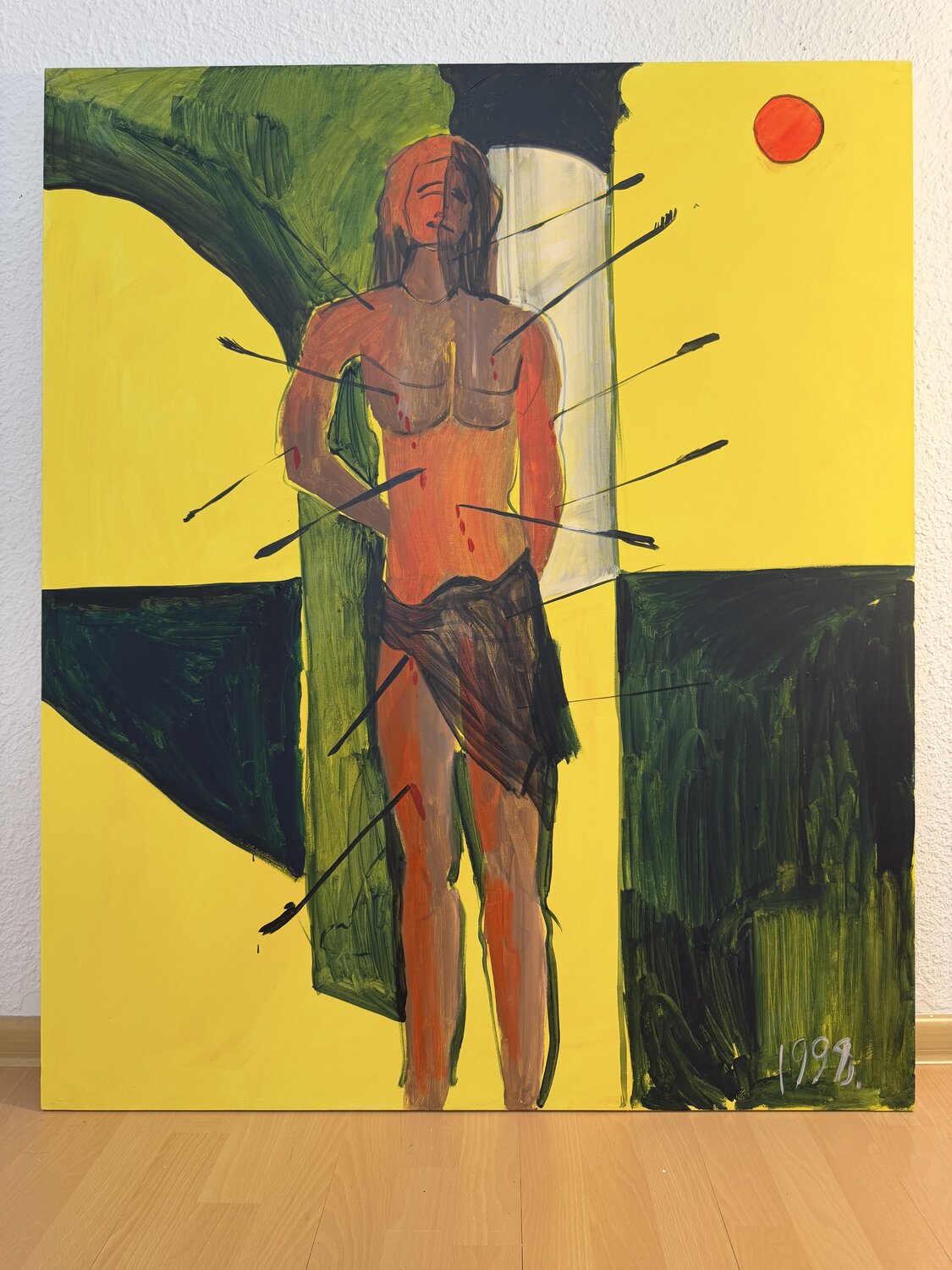 Saint Sebastian Brüder Peter & Arkadi Martyniuk Original painting for sale