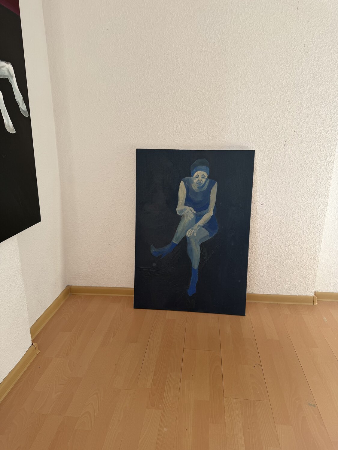 Blue Madonna Brüder Peter & Arkadi Martyniuk Original painting for sale