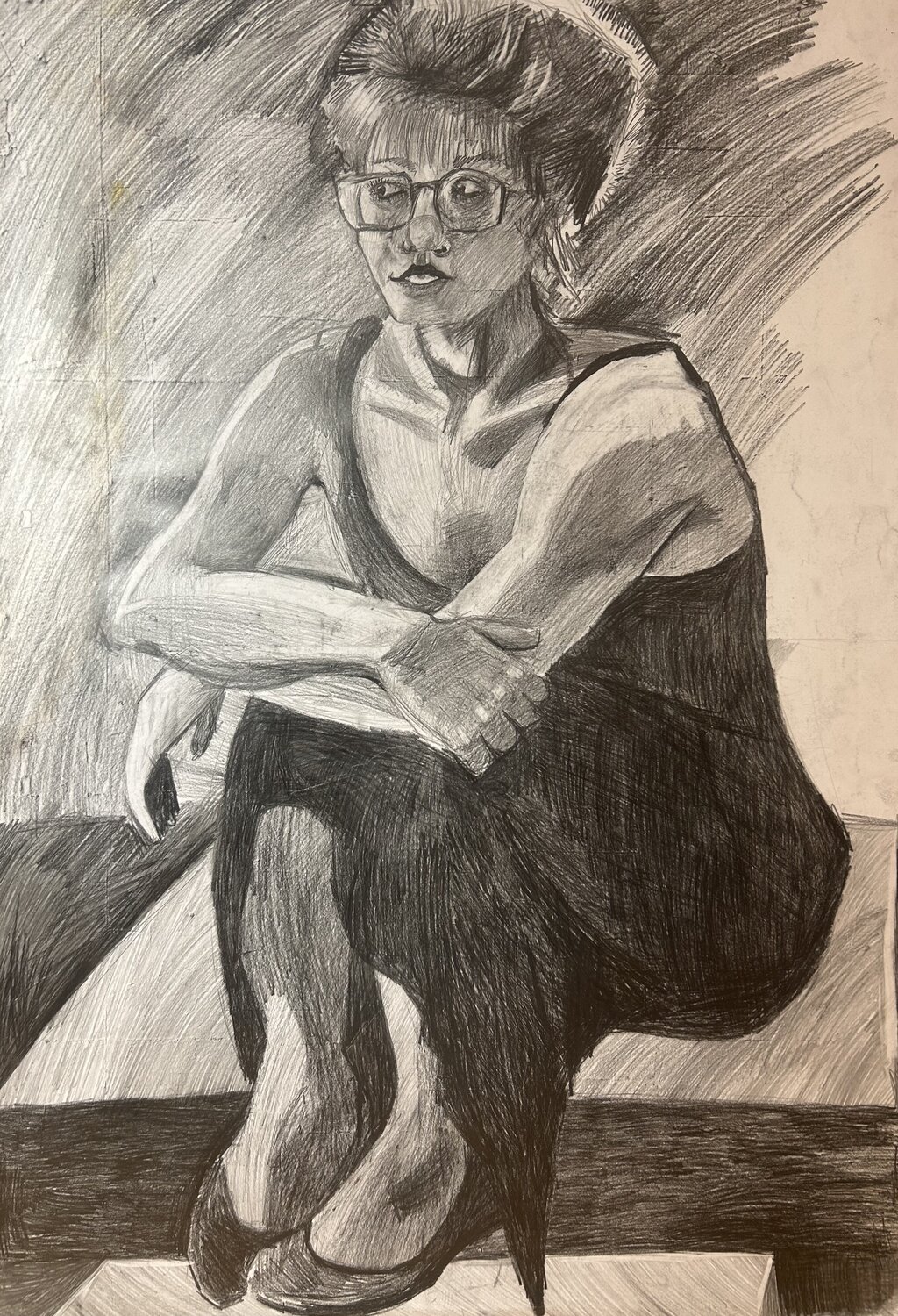 Портрет молодой девушки Brüder Peter & Arkadi Martyniuk Drawing for sale
