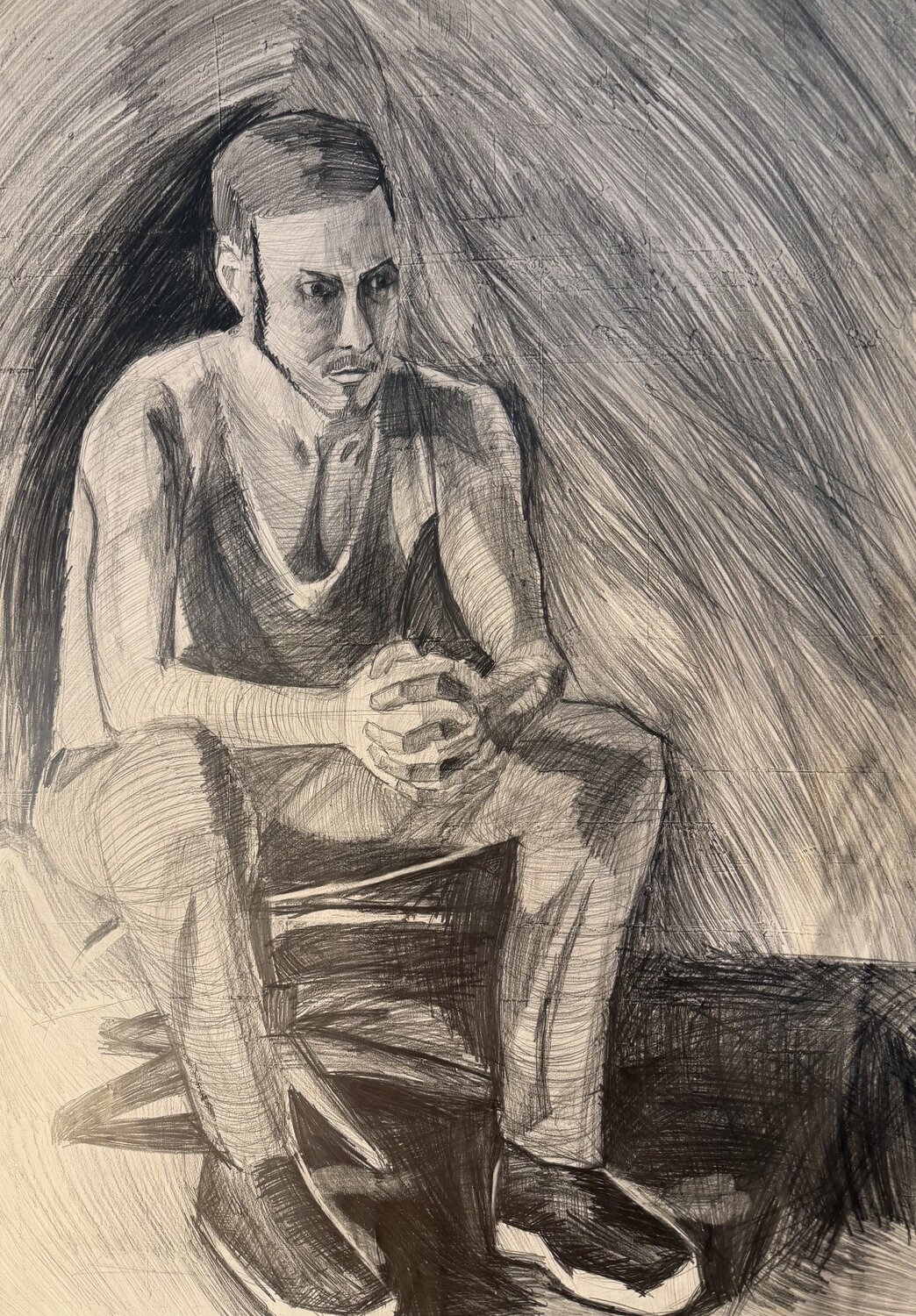Portrait of a young boy Brüder Peter & Arkadi Martyniuk Drawing for sale