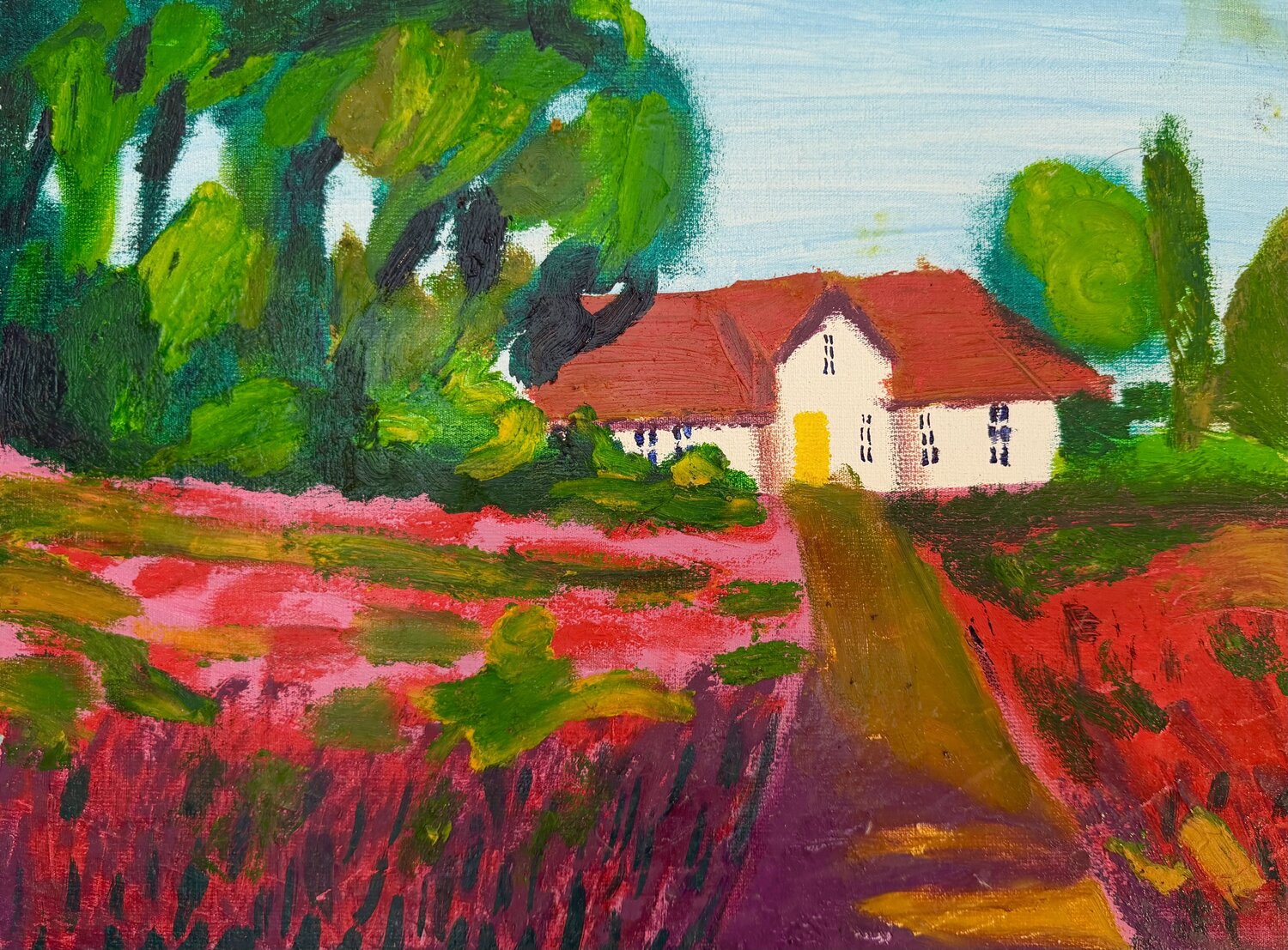 Summer landscape Brüder Peter & Arkadi Martyniuk Original painting for sale