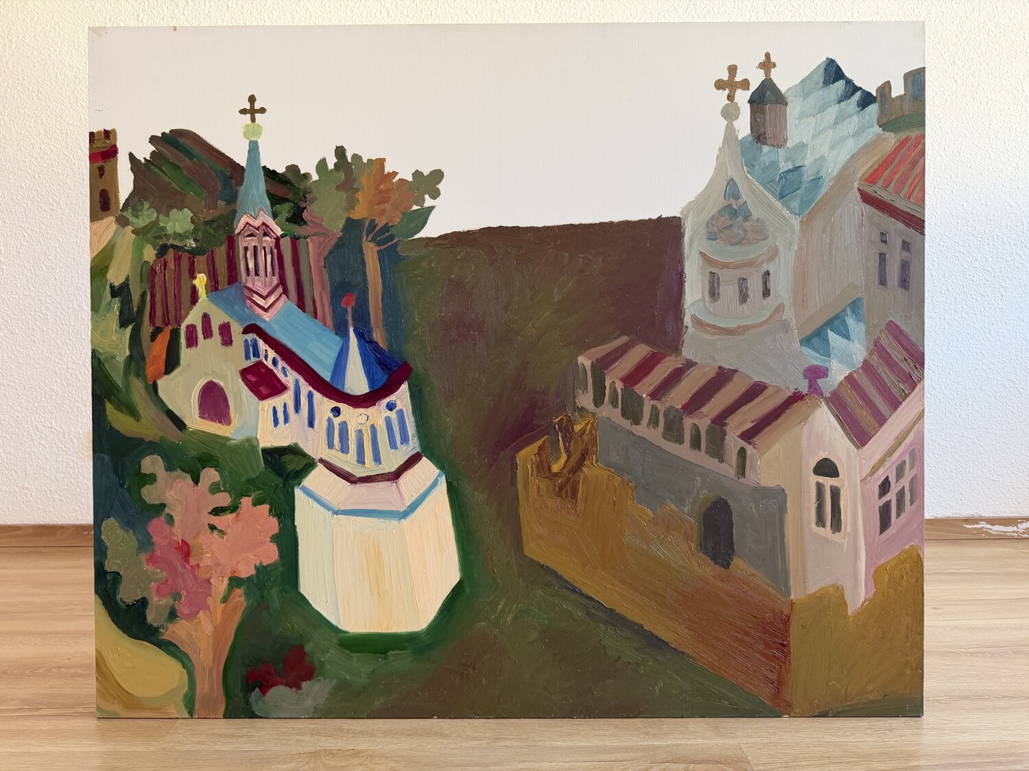 Düsseldorf Petro & Arkadii Martyniuk Original painting for sale