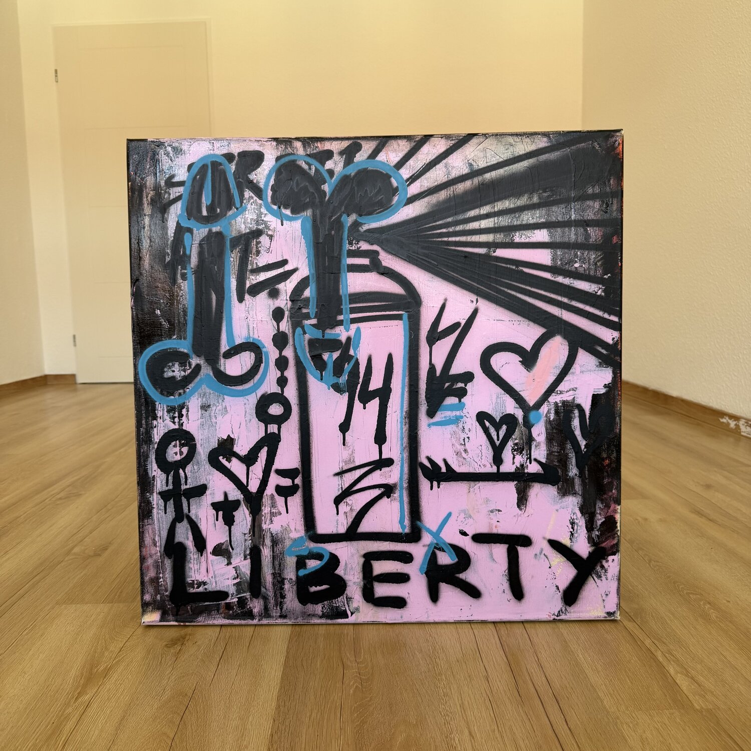 Berlin Abstraction Petro & Arkadii Martyniuk Originalgemälde zu verkaufen