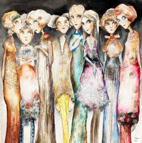 Glamorous evening by Sniege, Painting for Sale on Select