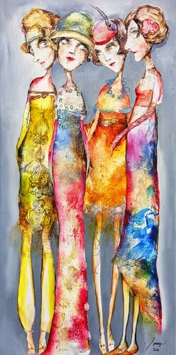 Elegant evening IV by Sniege, Painting for Sale on Select