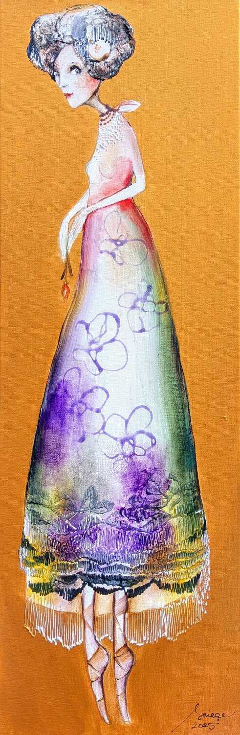 Madame  Babette Sniege Original painting for sale