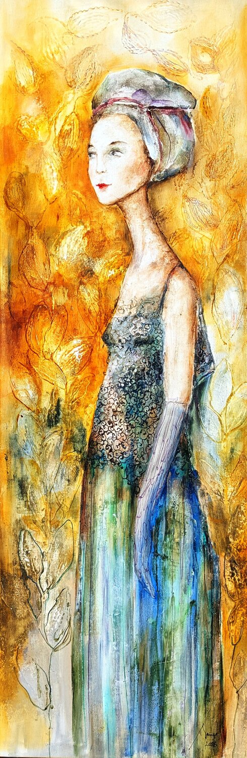 Vestale Sniege Original painting for sale