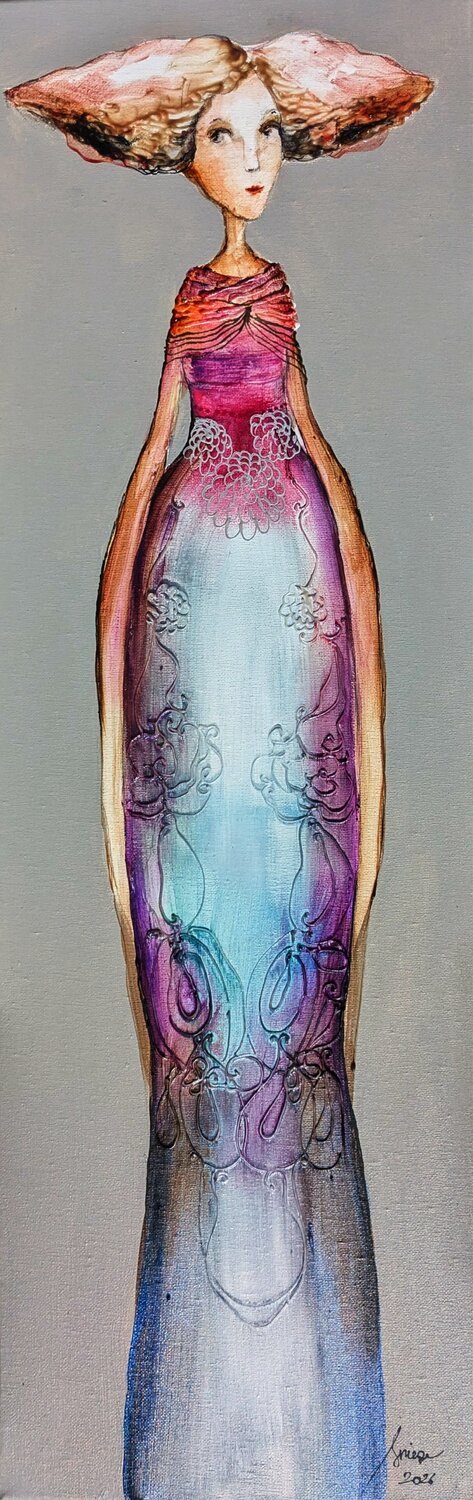 Madame Claudia Sniege Original painting for sale