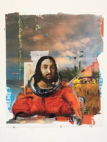 Auto portait d'après Raphaël by Nental, Painting for Sale on Select