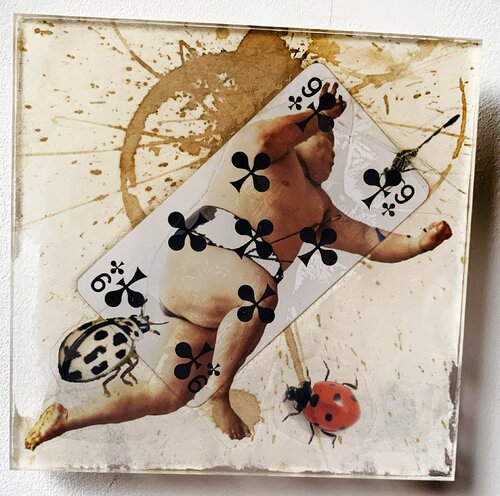 SPIRITO 9 TREFLE COCINELLE SUMO by Nental, Painting for Sale on Select