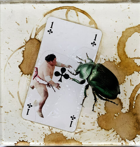 AS TREFLE SUMO SCARABEE by Nental, Painting for Sale on Select