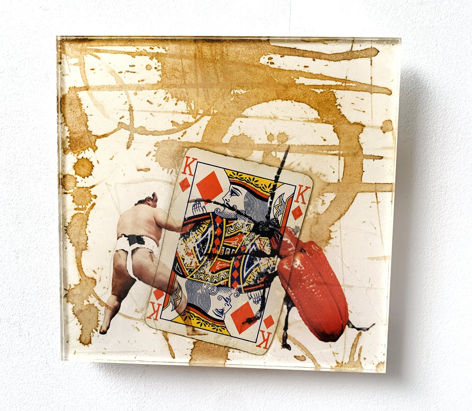 SPIRITO ROI CARREAU SUMO Nental Original painting for sale