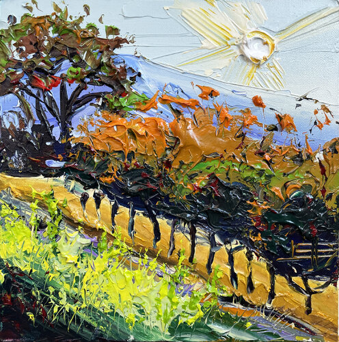 A Day in Carmel by Lisa Elley, Painting for Sale on Select