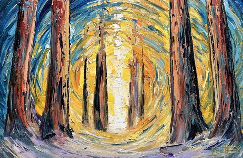 Cathedral Light by Lisa Elley, Painting for Sale on Select