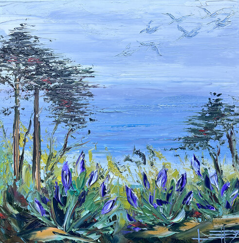 Colors of Carmel by Lisa Elley, Painting for Sale on Select