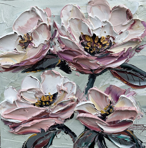 Spring Arrangement by Lisa Elley, Painting for Sale on Select