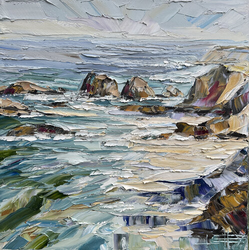 Tide and Slate by Lisa Elley, Painting for Sale on Select