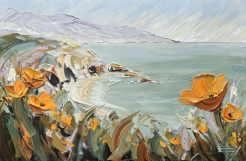 Low Tide Light by Lisa Elley, Painting for Sale on Select