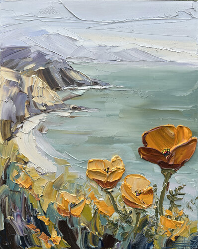 Quiet Cove Light by Lisa Elley, Painting for Sale on Select