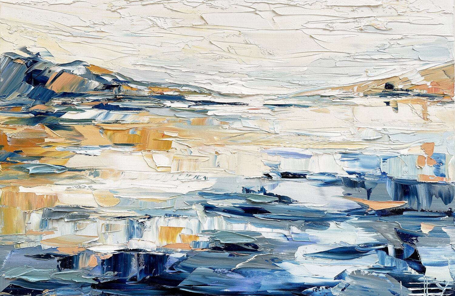 Drift and Flow Lisa Elley Original painting for sale