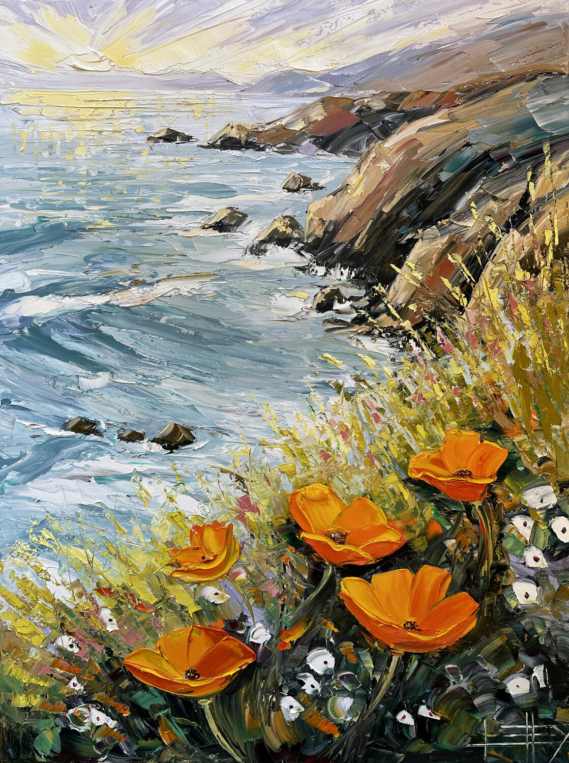 When the Light First Said Yes Lisa Elley Original painting for sale
