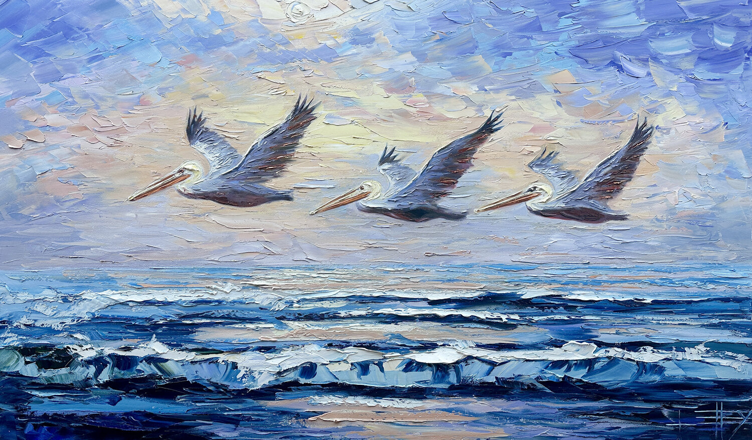 Flight of Grace Lisa Elley Original painting for sale