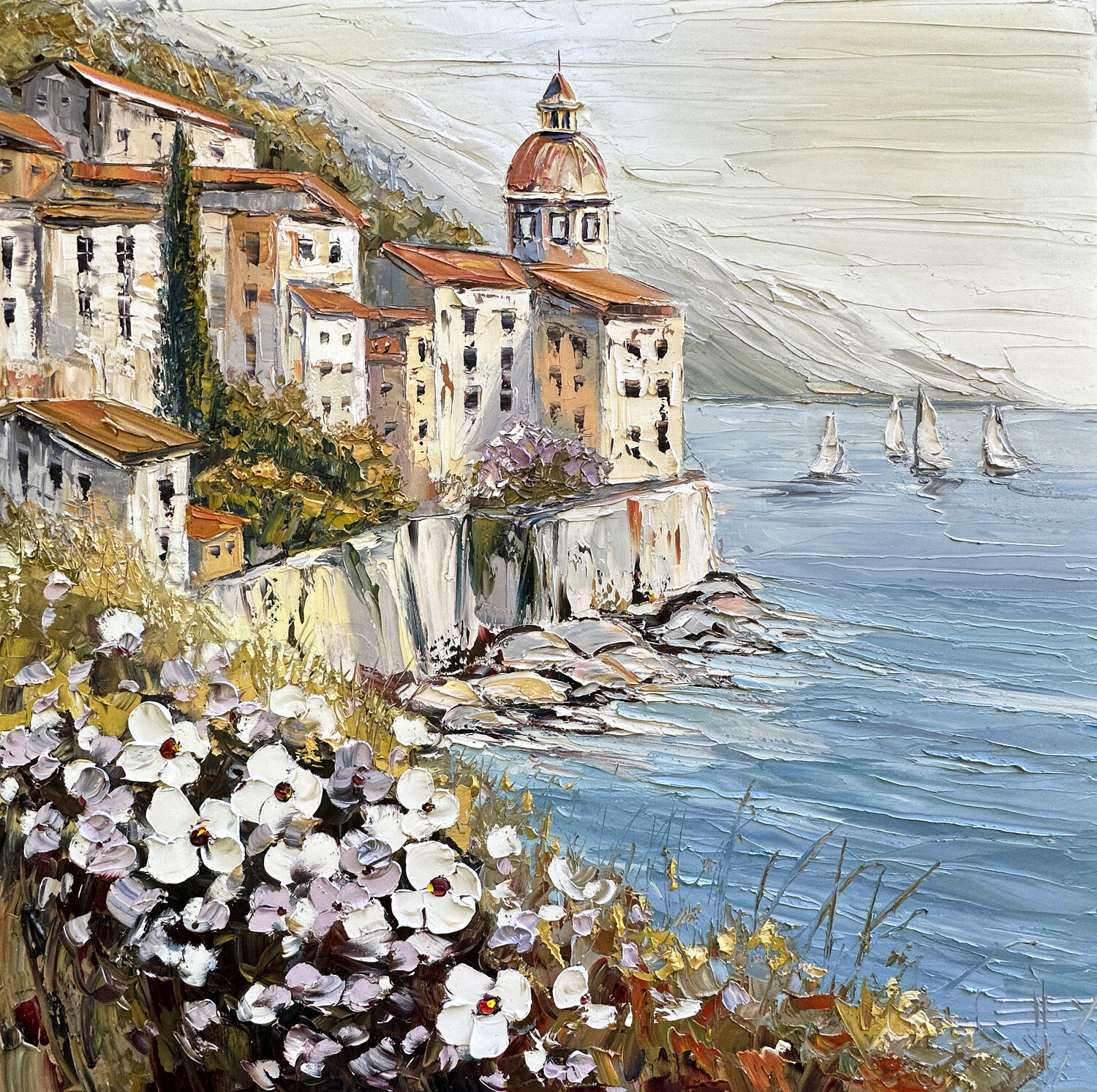 Amalfi Reverie Lisa Elley Original painting for sale