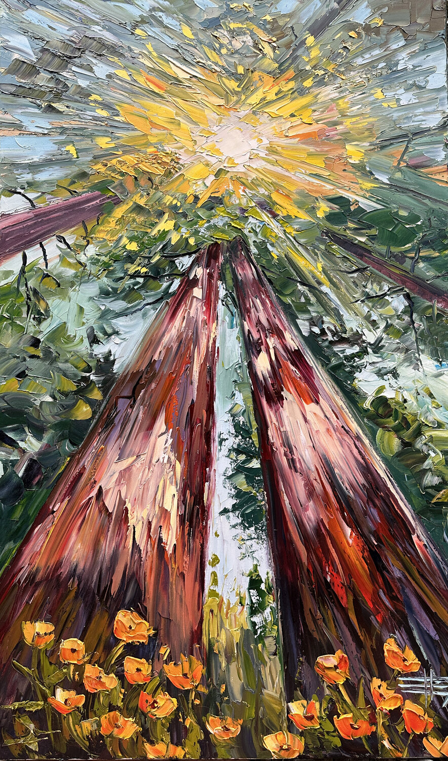 The Stillness That Made Me Lisa Elley Original painting for sale