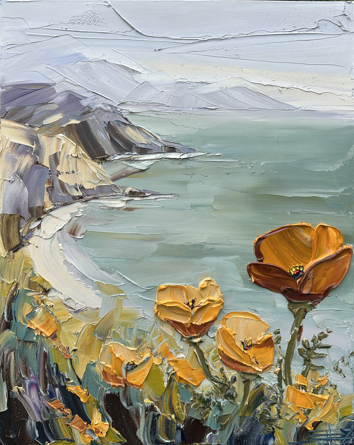 Quiet Cove Light Lisa Elley Original painting for sale