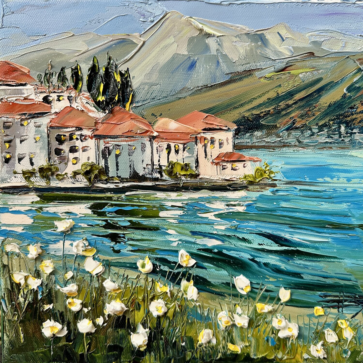 Quietly Como Lisa Elley Original painting for sale