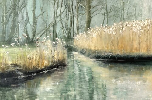 The Waiting by Evgenija Koch, Painting for Sale on Select