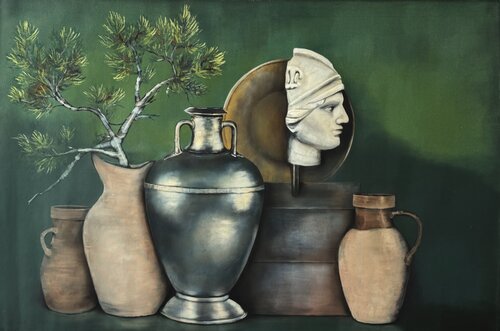 Greek Lifestyle by Evgenija Koch, Painting for Sale on Select
