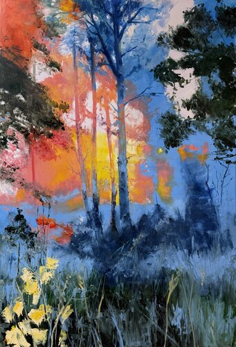 Afterglow von Evgenija Koch, Malerei kaufen auf Select