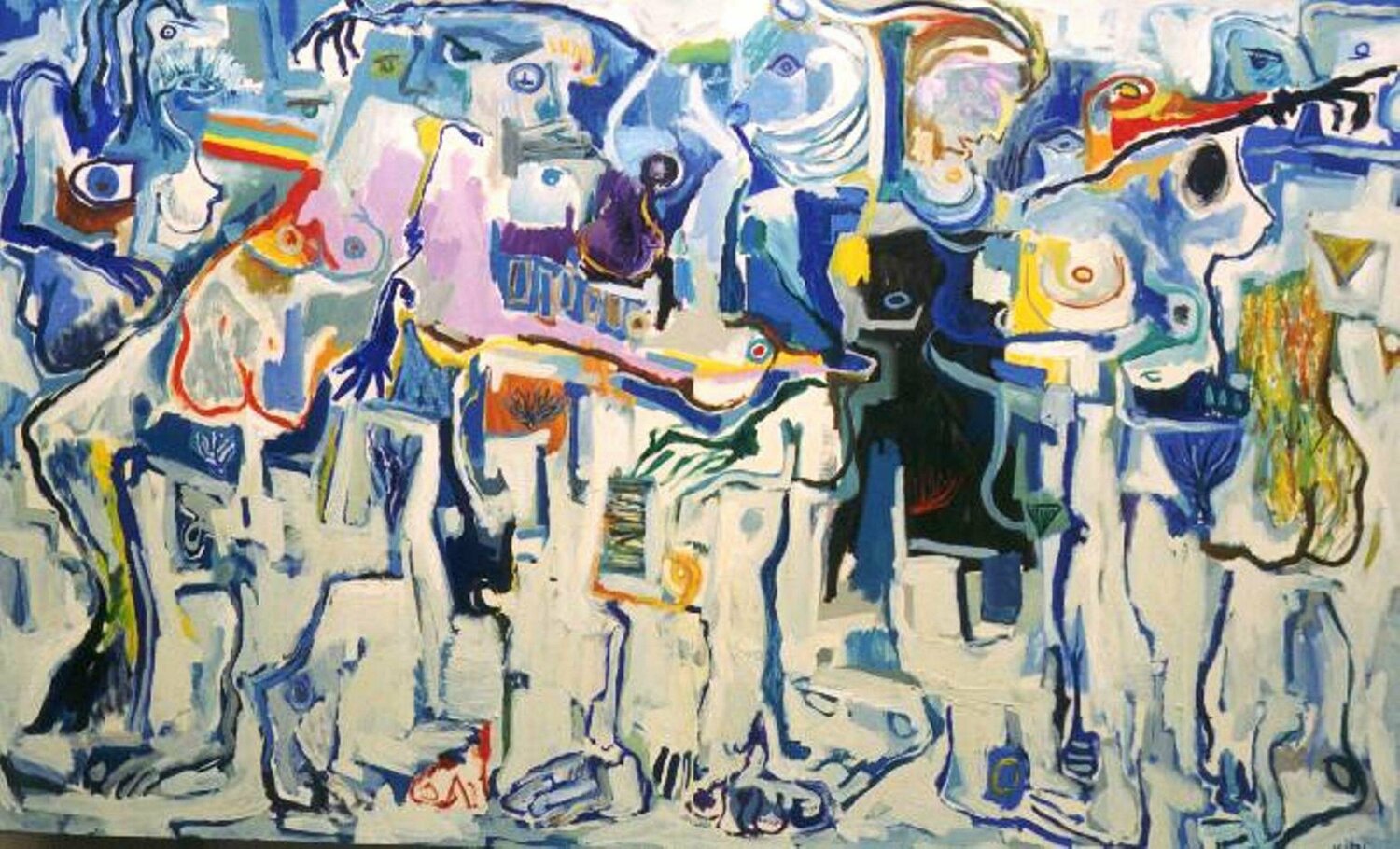 186-Trescientas gracias Carlos Montoya Original painting for sale