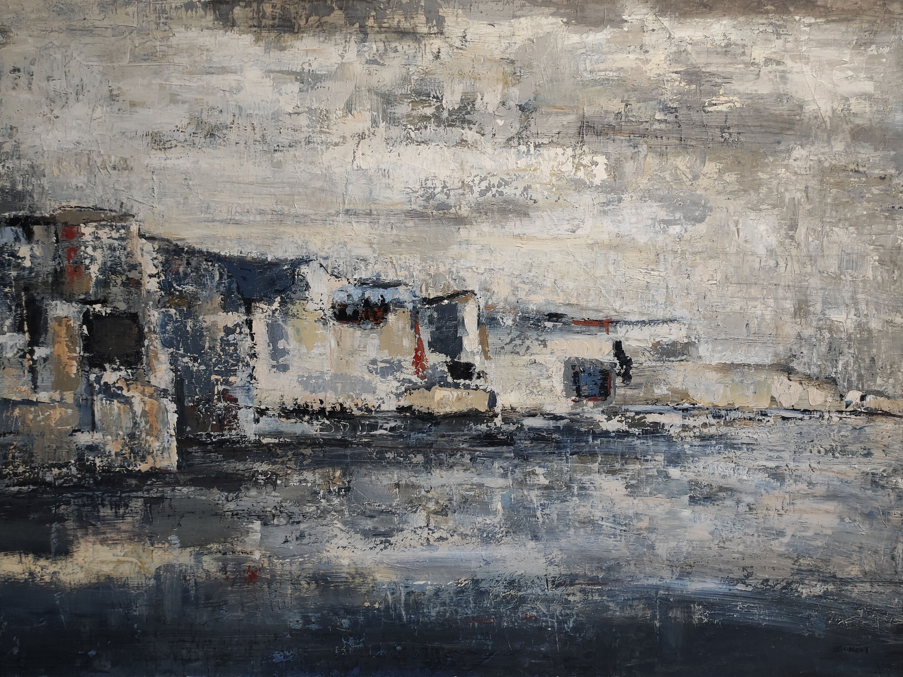 les falaises grises