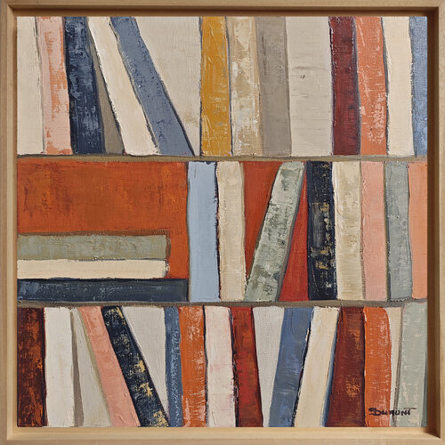 Cadence des livres by Sophie Dumont, Painting for Sale on Select