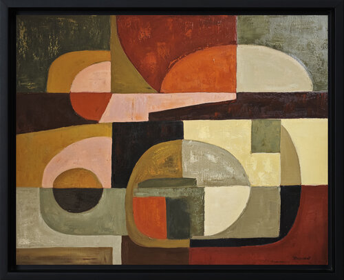 Dialogue of forms by Sophie Dumont, Painting for Sale on Select