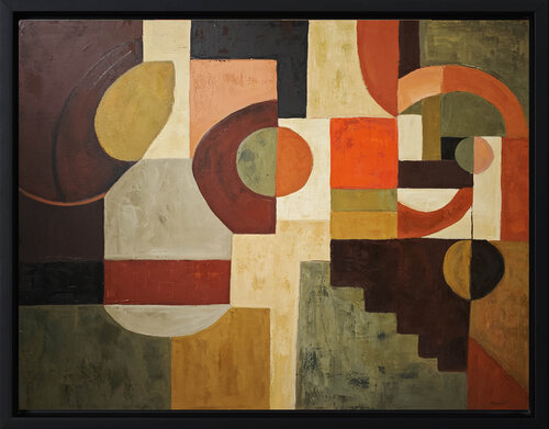 Resonance géometrique by Sophie Dumont, Painting for Sale on Select