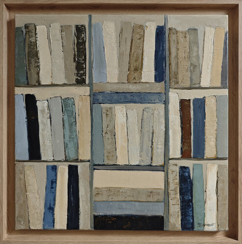 La clarté des livres by Sophie Dumont, Painting for Sale on Select