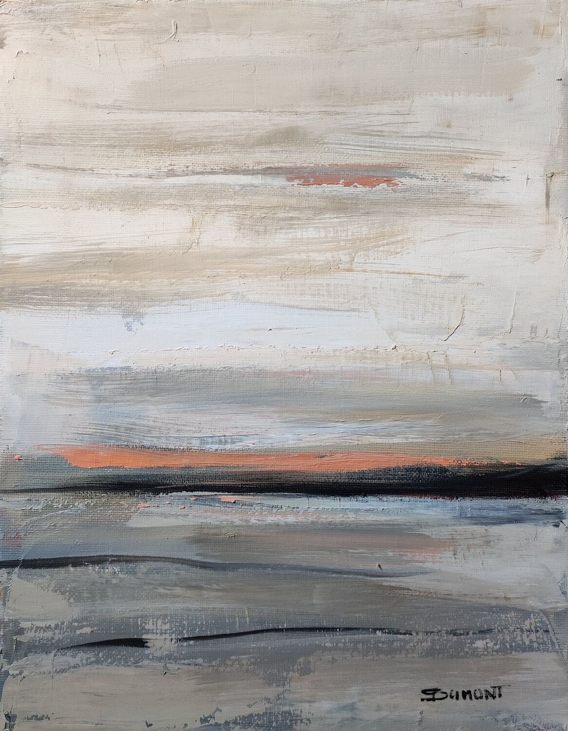 lisiere du silence Sophie Dumont Original painting for sale