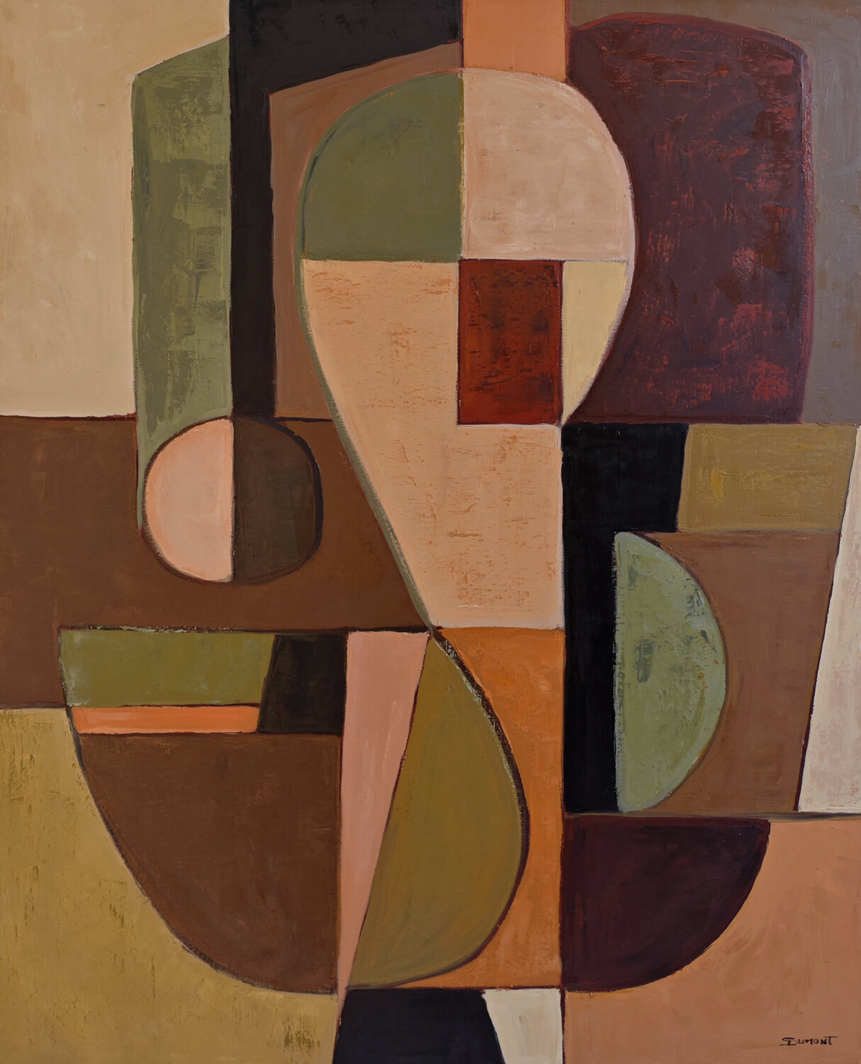 Axe interieur Sophie Dumont Original painting for sale