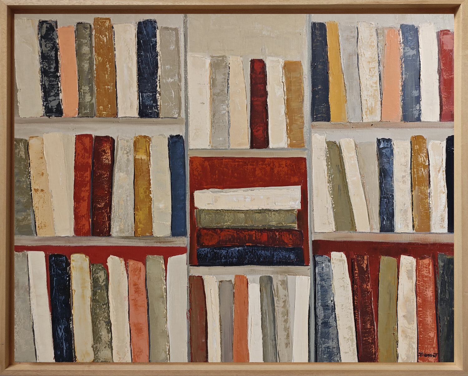 Point de lecture Sophie Dumont Original painting for sale