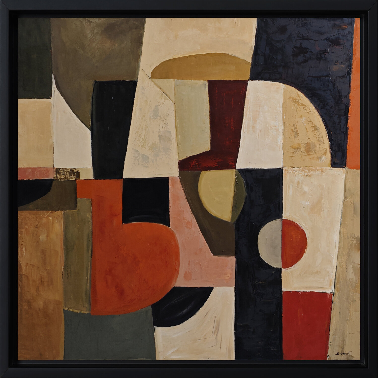 Architecture des couleurs Sophie Dumont Original painting for sale