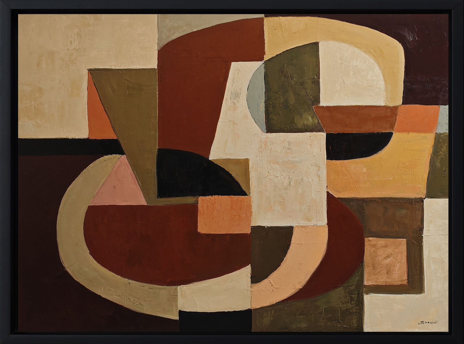 Choregraphie des formes Sophie Dumont Original painting for sale